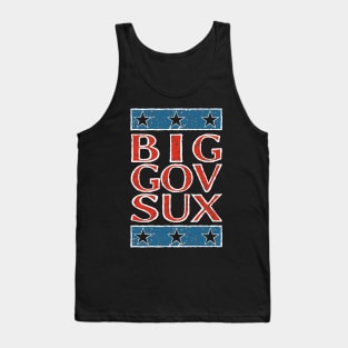 Big Gov Sux - Blue Tank Top